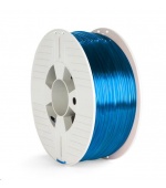 VERBATIM 3D Printer Filament PET-G 2.85mm, 123m, 1kg blue transparent