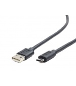 GEMBIRD USB 2.0 AM to Type-C cable (AM/CM), 1 m