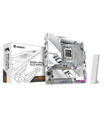 GIGABYTE MB Sc AM5 B850M A ELITE WF6E ICE, AMD B850, 4xDDR5, 1xDP, WiFi, mATX