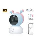 iGET HOME Camera CS2 Baby - WiFi 2K IP kamera a chůvička, noční vidění, audio, 2x obal, teplota