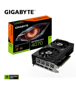 GIGABYTE VGA NVIDIA GeForce RTX 4070 WINDFORCE OC 12G V2, 12GB GDDR6, 3xDP, 1xHDMI