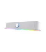 TRUST reproduktor GXT 619W Thorne RGB Illuminated Soundbar, bílá