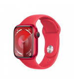 APPLE Watch Series 9 GPS 45mm RED Aluminium Case with RED Sport Band - S/M