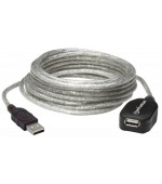 MANHATTAN Kabel USB 2.0 A-A aktivní prodlužovací 5m, Daisy-Chainable