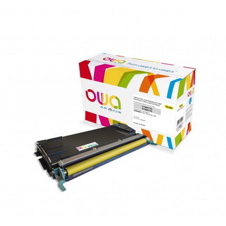 OWA Armor toner kompatibilní s Lexmark C748H1YG;X748H1YG, 10000st, žlutá/yellow