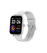 CARNEO Versa HR+/Silver/Sport Band/White