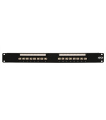 Patch panel 1U, 16x, (LC/LC), Multimode nebo Singlemode