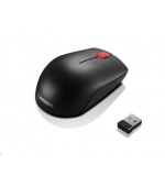 LENOVO myš bezdrátová Essential Compact Wireless Mouse - 1000 DPI, Optical, USB, 3 tlačítka, černá