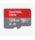 SanDisk MicroSDXC karta 128GB Ultra (100MB/s, Class 10, Android) + adaptér