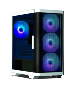 ZALMAN case M4, Mini Tower, mATX, 2xUSB 3.0, 1xUSB 2.0, 4x 120mm RGB Fan, bílá