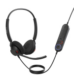 Jabra Engage 40 (Inline Link)/Stereo/ANC/USB-C/Drát/MS/Černá