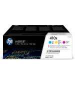 HP 410X 3-pack High Yield Cyan/Magenta/Yellow Original LaserJet Toner Cartridges (CF252XM) (5,000 / 5,000 / 5,000 pages)