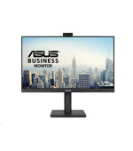 ASUS LCD 23.8" BE249QFK Video Conferencing Monitor, FHD, IPS, 100Hz, Frameless, FHD Webcam, Mic Array, Stereo Speakers