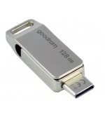 GOODRAM Flash Disk 128GB ODA3, USB 3.2, stříbrná