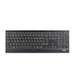 BAZAR - RAPOO klávesnice E9500M Multi-mode Wireless Ultra-slim Keyboard Black, poškozený obal