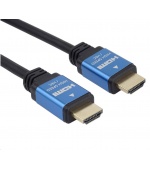 PREMIUMCORD Kabel HDMI - Ultra HDTV, 5m (kovové, zlacené konektory)