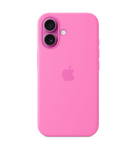 iPhone 16 Silicone Case with MS - Peony