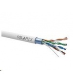 Instalační kabel Solarix FTP, Cat5E, drát, PVC, cívka 500m SXKD-5E-FTP-PVC