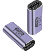 PremiumCord 40Gbps Aluminium USB-C Female - USB-C Female spojka