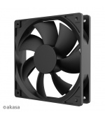 přídavný ventilátor Akasa 12 cm Smart black