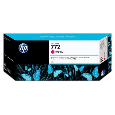 HP 772 Magenta DJ Ink Cart, 300 ml, CN629A