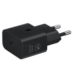 Samsung cestovní nabíječka EP-T2510NBE, GaN Tech, Fast charging, 25W, USB-C, černá