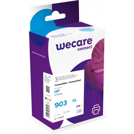 WECARE ARMOR ink sada kompatibilní s HP OJ 6950,(T6M03/T6M07/T6M11AE), 3-pack (CMY), 3x12ml, 903XL