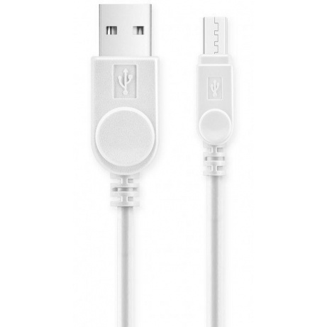 Aligator kabel microUSB prodloužený kon. 9mm Bílý