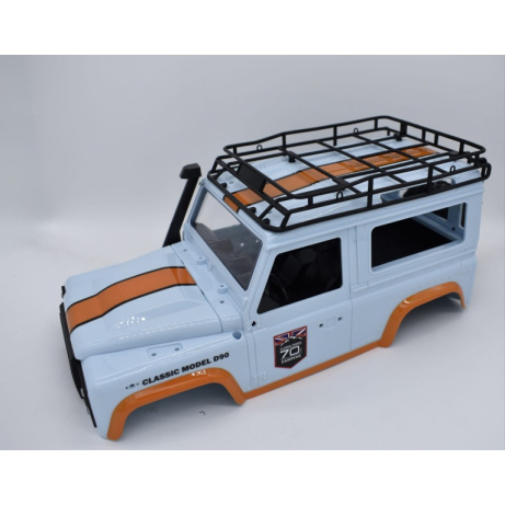 Modro oranžová Karoserie Land Rover Trail 1/12