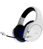 HyperX Cloud Stinger Core - Wireless Gaming Headset (White-Blue) - PS5-PS4 (HHSS1C-KB-WT/G)- Sluchátka pro herní konsole