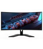 GIGABYTE LCD - 34" Gaming monitor G34WQCP, Prohnutý VA1500R, 3440x1440 WQHD, 180Hz, 4000:1, 350cd/m2, 1ms, 2xHDMI, 1xDP