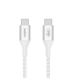 Belkin Boost charge USB-C kabel 240W, 1m, bílý