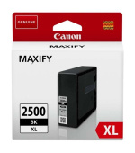 Canon CARTRIDGE PGI-2500XL BK černá pro Maxify iB4050, iB4150, MB5050, MB5150, MB5155, MB5350, MB5450,MB5455 (2500 str.)