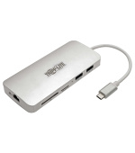 Tripplite Dokovací stanice USB-C/HDMI,USB 3.2 Gen 1,USB-A/C,GbE,paměťová karta,60W nabíjení