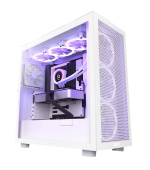 BAZAR - NZXT skříň H7 Flow RGB edition / ATX / 3x 140 mm fan / USB-C / 2x USB / prosklená bočnice / poškozený obal