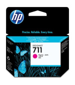 HP 711 Magenta DJ Ink Cart, 29 ml, CZ131A