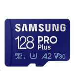 Samsung micro SDHC karta 128GB PRO Plus + SD adaptér