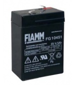 Baterie - Fiamm FG10451 (6V/4,5Ah - Faston 187), životnost 5let