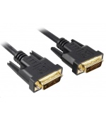 PREMIUMCORD Kabel DVI - DVI propojovací 2m (DVI-D, M/M, dual link)