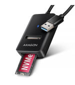 AXAGON ADM2-AM USB-A 10Gbps - M.2 NVMe & SATA SSD adaptér, kabel USB-A 10cm