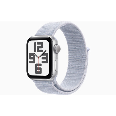 Apple Watch SE/40mm/Silver/Sport Band/Blue Cloud