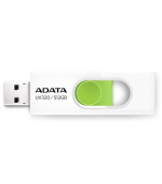 ADATA UV320/512GB/USB 3.2/USB-A/Bílá