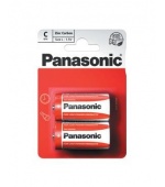 PANASONIC Zinkouhlíkové baterie Red Zinc R14RZ/2BP EU C 1,5V (Blistr 2ks)