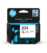 HP 304 Tri-color Ink Cartridge (100 pages)