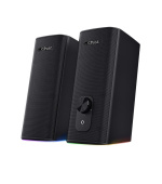 TRUST reproduktory GXT 612 CETIC RGB-Illuminated 2.0 Speaker Set, Bluetooth, černá