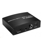 PREMIUMCORD HDMI 4K Audio extraktor s oddělením audia na stereo jack, SPDIF Toslink, RCA