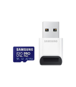 Samsung micro SDXC karta 512GB PRO Plus + USB adaptér