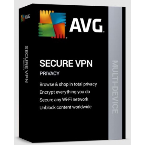 AVG Secure VPN (Multi-device, up to 10 device) 1 Year