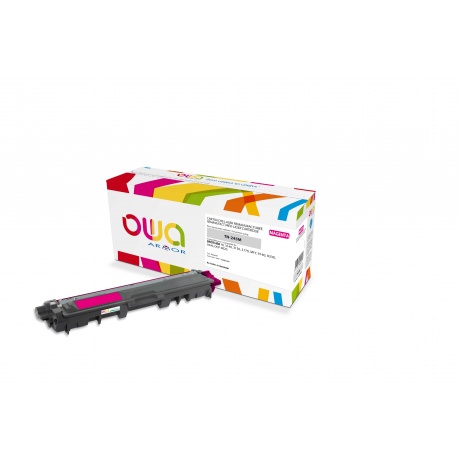 OWA Armor toner kompatibilní s Brother TN-245M/TN-246M, 2200st, červená/magenta