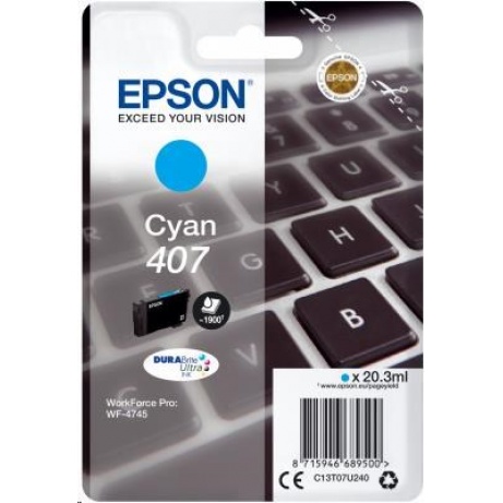 EPSON Ink bar WF-4745 Series Ink Cartridge "Klávesnice" L Cyan 1900 str. (20,3 ml)